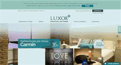 Desktop Screenshot of luxorbcn.com