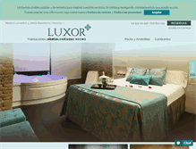 Tablet Screenshot of luxorbcn.com